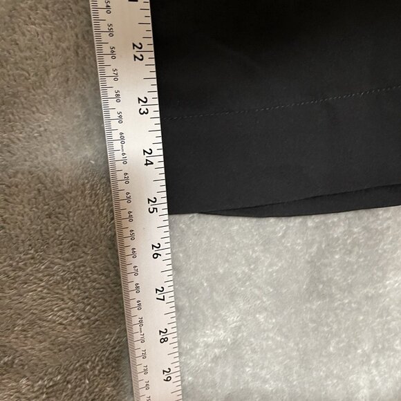 Chaps Women Activewear High Rise Wide Leg Straight Cropped Cargo Pants 12 Black - Picture 9 of 10